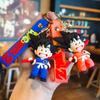 Second Gen Son Goku Dragon Ball Keychain - Golden Cudgel Pendant Gift
