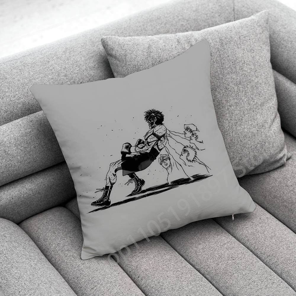 Boxing H-Hajime no Ippo Makunouchi Throw Pillow Case For 45x45cm 40x40cm 30x30cm 50x50cm 55x55cm Square Home Pillowcase Case