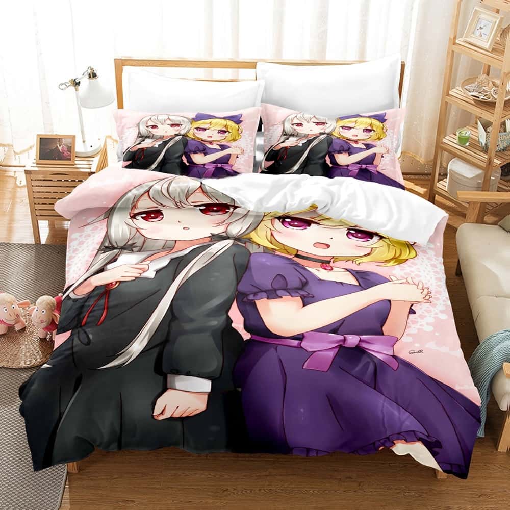 Ms. Vampire who lives in my neighborhood Bedding Set Single Twin Full Queen King Size Bed Set Adult Kid Bedroom Duvet cover Sets