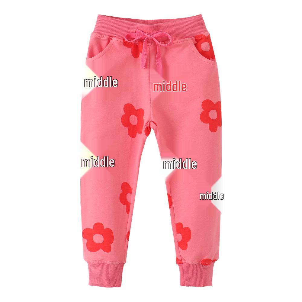 Autumn Winter Cotton Terry Sweatpants for Boys - Toddler & Kids European American Style 2T (90 cm)