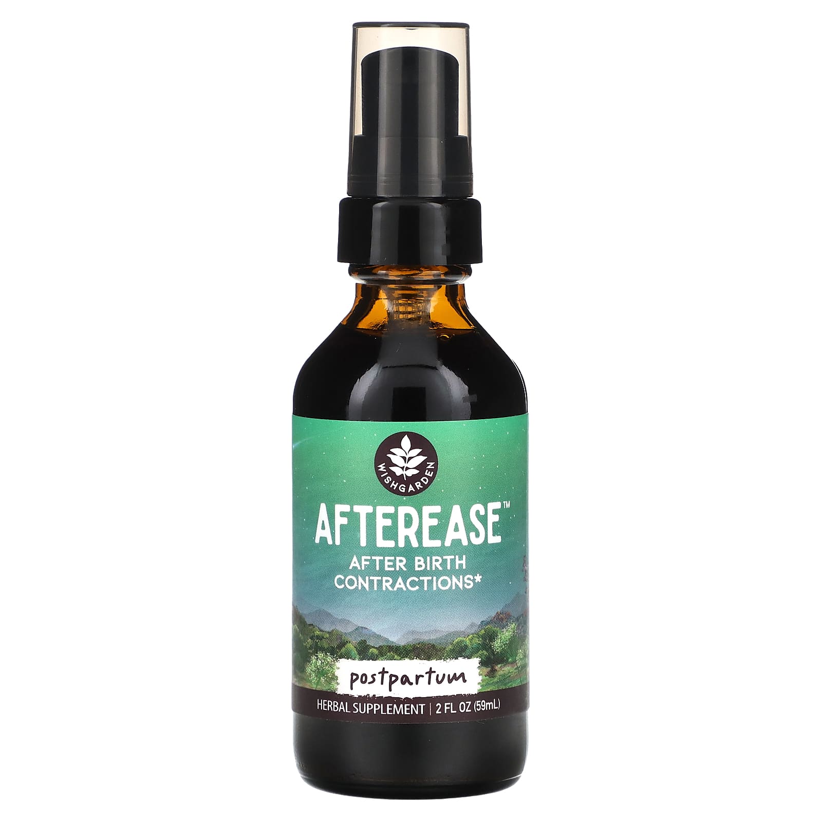 

WishGarden Herbs, AfterEase, Postpartum Strength, 2 рідких унції (59 мл)