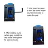 Electric Sabre Saw Reciprocating Saw for Household Repair Tools Blue Woodworking Cutting