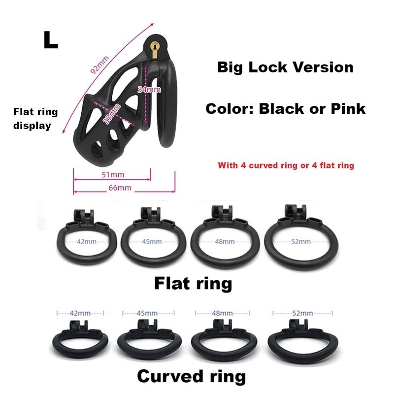 Male Chastity Device Ergonomic Design Stealth Lock for Adults Solitary Extreme Confinement Cage a Gift for Adult Men