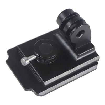Helmet Mount Base Fix Bracket with Screw Nut Adapter for Action Camera Installation Lightweight Weather Resistance