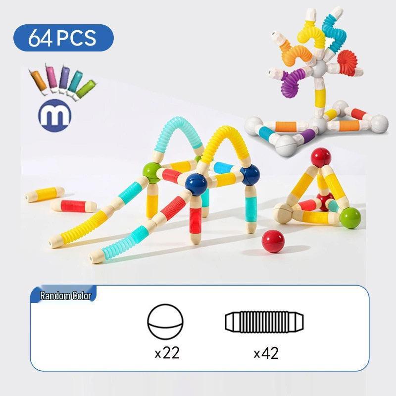 Magnetic Stick Toy: Multisensory Educational Tool for Kids' Concentration and Creativity
