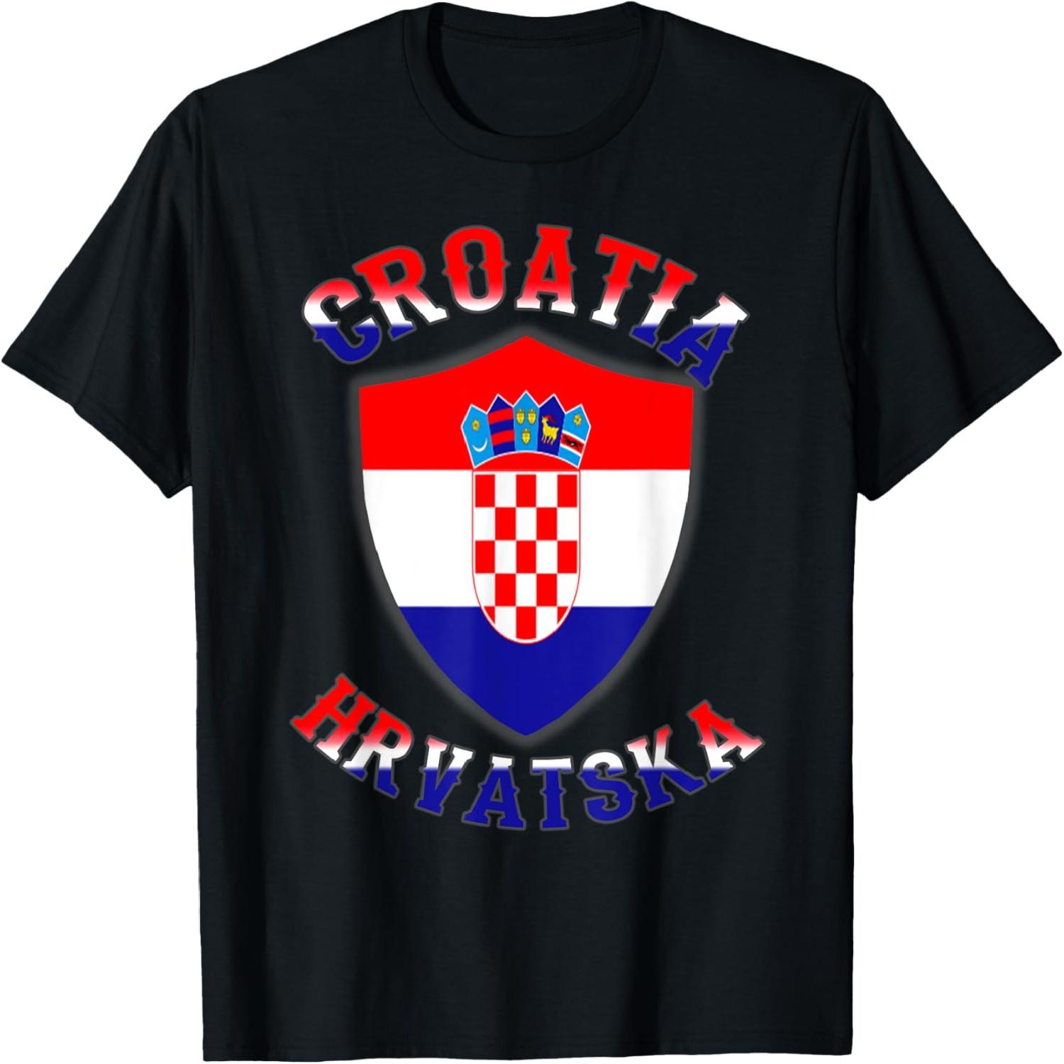 Футболка Хорватии Футболка Хорватский Флаг S разноцветный