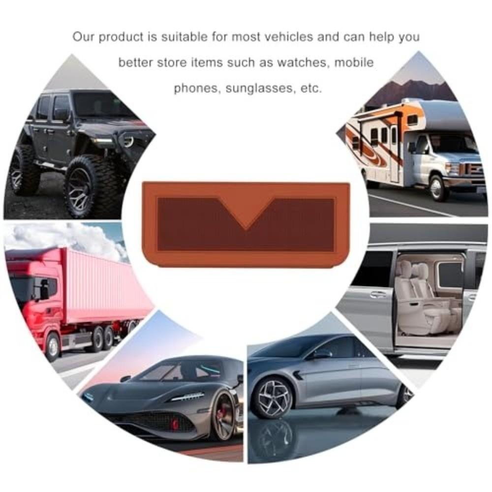 Self Adhesive Car Storage Pocket Multi-Compartments Auto Seat Side Organizer  Door Panel