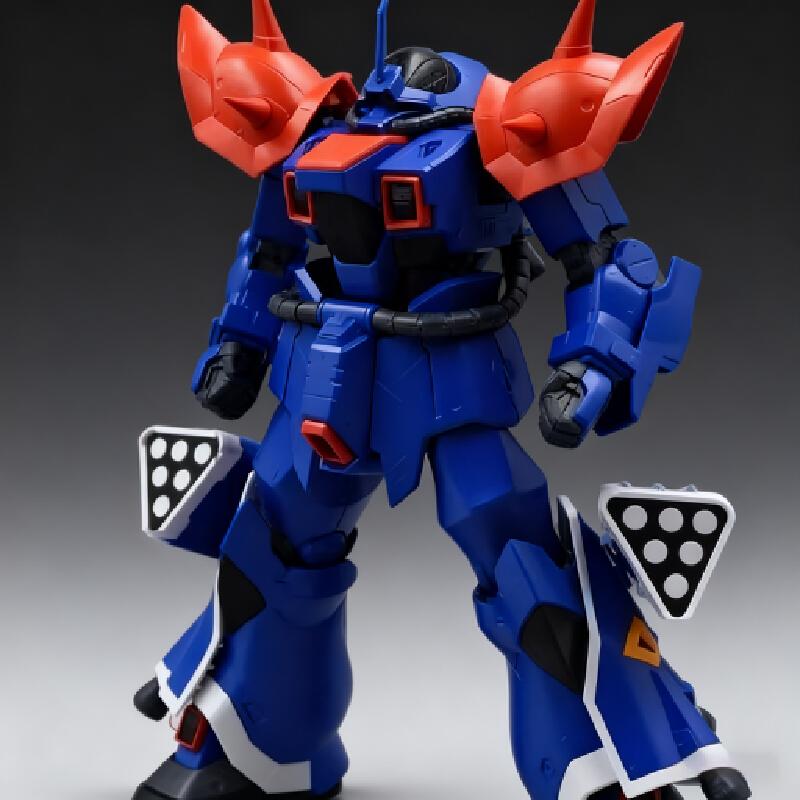 HG 1/144 Ms-18e Kampfer Assembly Model Kit Dark Cool Action Figures Movable Joint Robot Model Kit Plastic Model Boy'S Gift