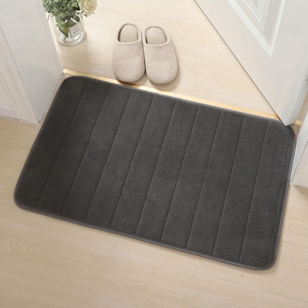 Weiche und saugfähige Badematte aus Memory-Schaum, rutschfestes Badezimmerteppich-Set