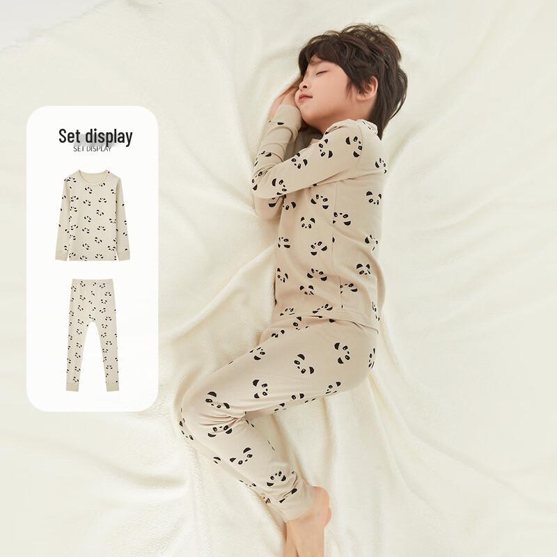 Duoduo Home Kids  Light & Soft Panda Cotton Underwear & Pajama Set 120