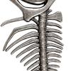 Bottle Opener Novelty Fishbone Shaped  Bar Tool Kitchen Gadget Beer Can Opener for BBQ Party Kitchen Restaurant Camping