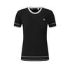 Fila Golf Series Trendy Fashion Casual Sports Versatile Sweet Cool Style Breathable Soft Comfortable Fitted Short Sleeve Knit Top A11W535413FBK