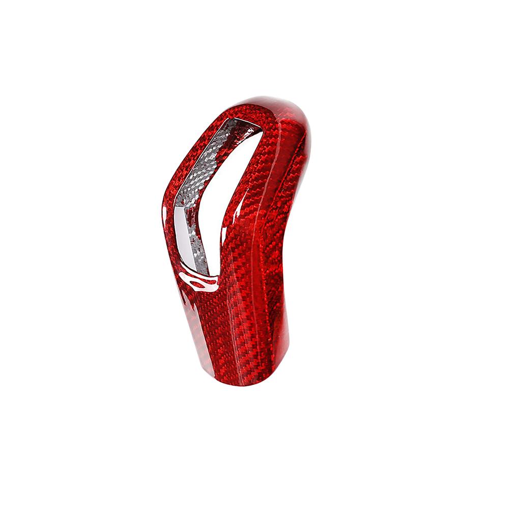 Real Carbon Fiber Car Shift Lever Knob Gear Shift Knob Cover Trim for Land Rover Range Rover Sport 2014 2015 2016 2017