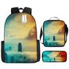 Godzilla Godzilla Student School Bag Cartoon Children Backpack Satchel Anime Trend