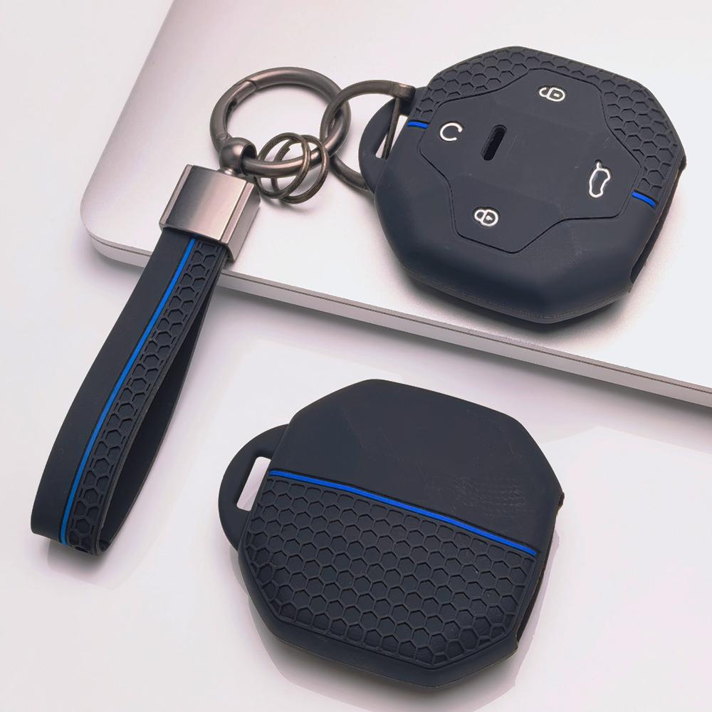 Portachiavi Copri Telecomando per Jetour Shanhai T2 L9 T3 Traveler Dashing Superficie Antigraffio Struttura Antiurto Texture Morbida al Tatto Design Facile da Installare