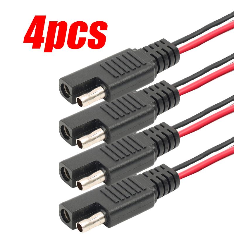 Solar Panel Cable Wire SAE Connector Extension Cable SAE Quick Connector Disconnect Plug SAE Power Automotive Extension Cable