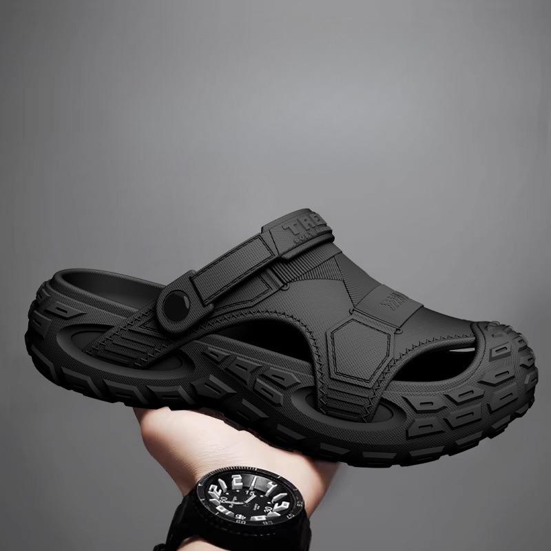 Men'S Outdoor EVA Hole Shoes Slip-On, Anti-Slip, All-Season Comfortable Sandals for Beach, Poolside, Office & Casual Wear