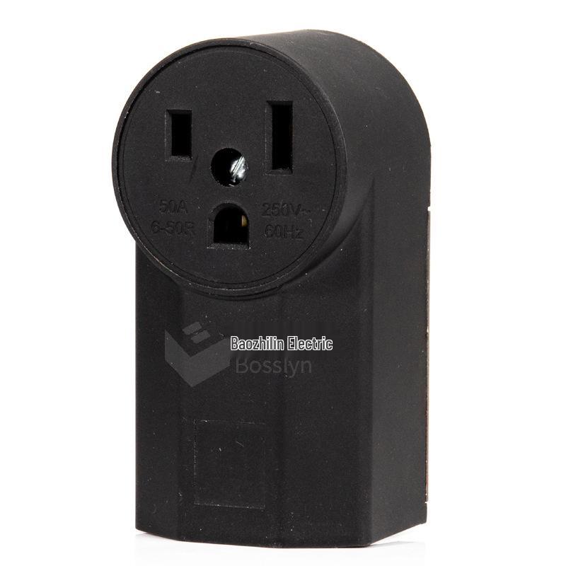 Tesla Onboard Charging Socket (US Standard, 6-50): American Industrial Dryer Socket NEMA 6-50R