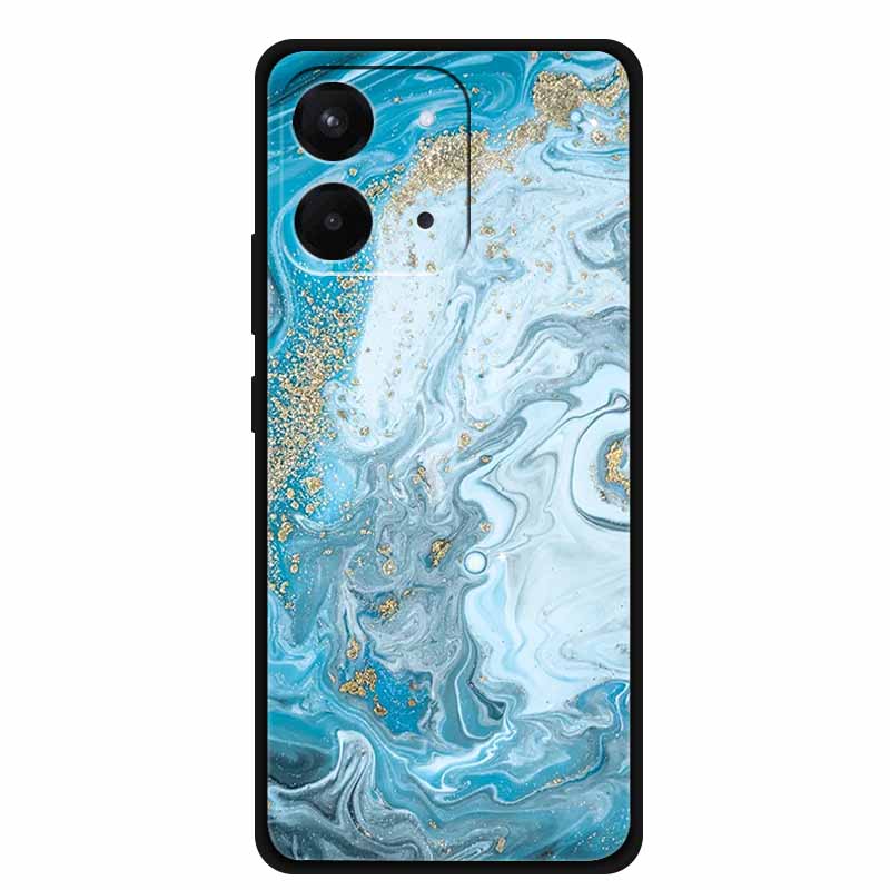 Per Custodia Redmi 15C 5G Lusso Morbido TPU Custodia per Telefono su Xiaomi Redmi 15C Modello Geometrico Cover Antiurto Silicone Antiscivolo Coque
