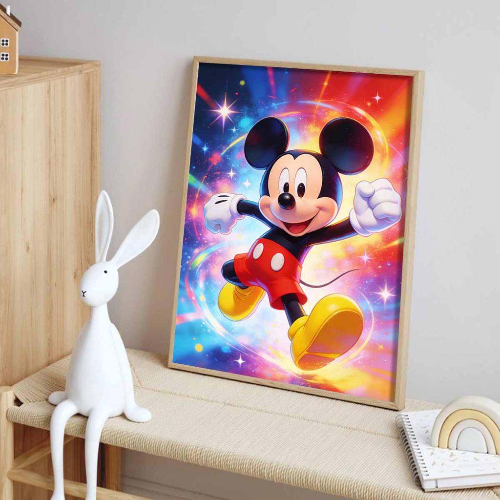 Disney Diamond Painting Set Handmade Cross Stitch DIY Diamond Art Mickey Mouse Home Bedroom Wall Decor Gift