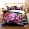 3D Print Bocchi the Rock Bedding Set,Duvet Cover Comforter Bed Set Quilt Cover Pillowcase,King Queen Twin Size Boys Girls Adults