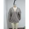 Women's Sweater Solid Color Long-sleeved Casual Loose Cardigan Sweater Jacket