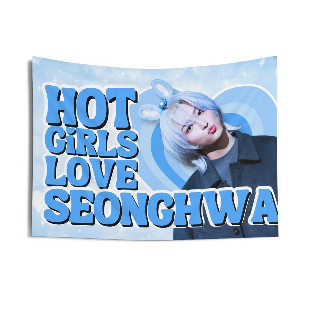 K-pop Star Tapestry Stylish Idol Room Decorations Wall Tapestries Room Decor Wall Cloth Party Hanging Background Room Decor