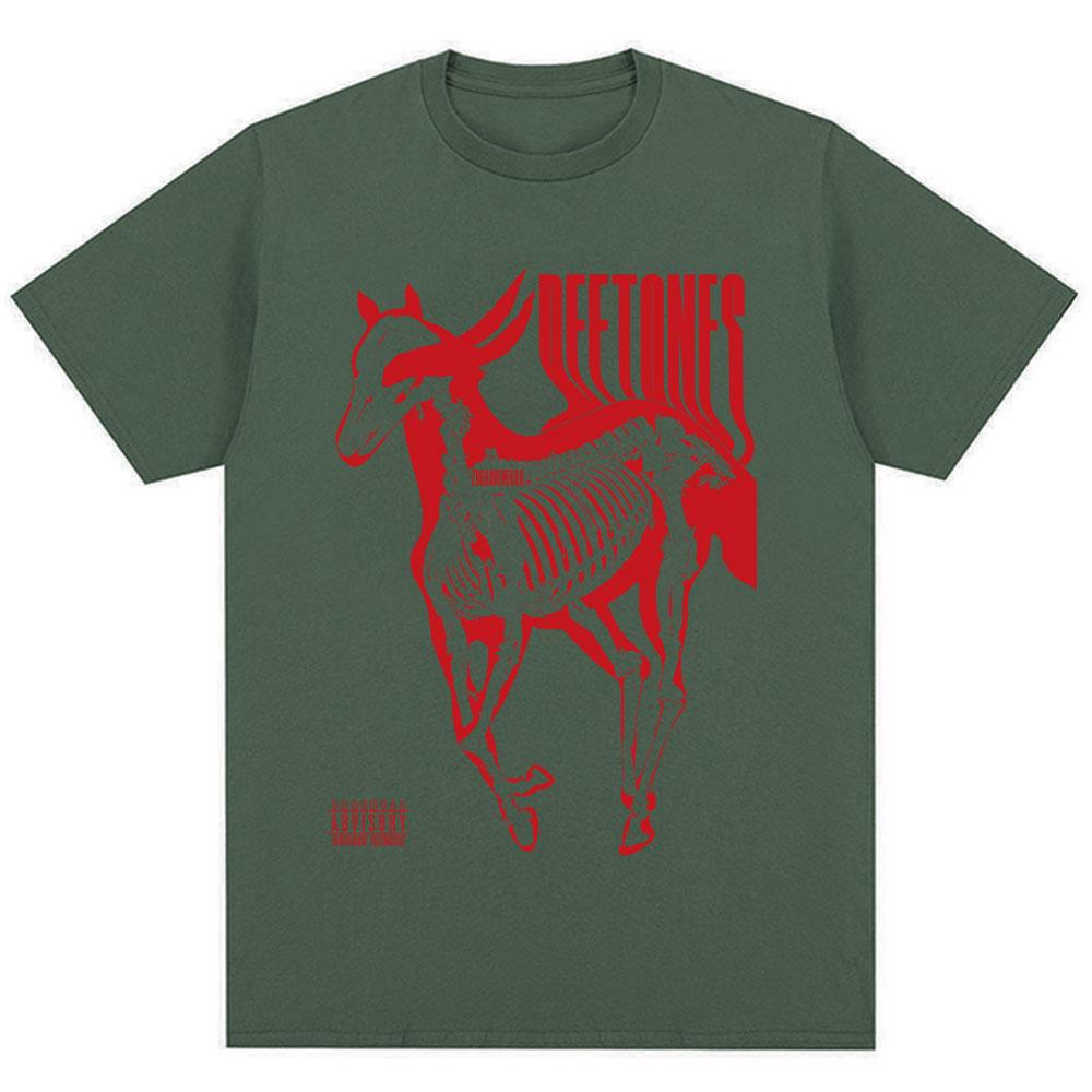 Deftones White Pony Music Album Vintage T-shirt Hip Hop Vintage Fashion Gothic Male T Shirts Oversized Men Women Cotton T Shirt