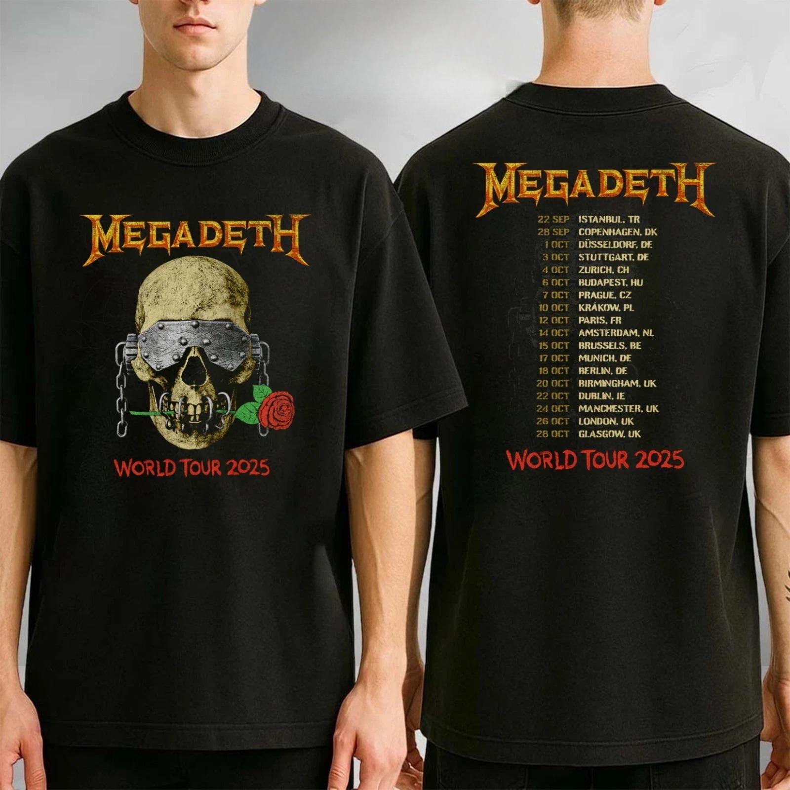 

Megadeth Master of Death Itin World Tour TShirt - Multicolors High-end Luxury Is for Both Men and Women Top Y2k 4XL