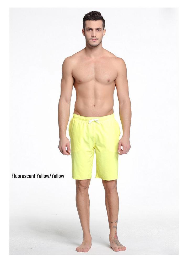 Men's Quick-Drying European and American Five-Point Beach and Running Swimwear Shorts for Spring/Summer Outdoor Use