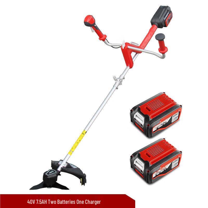 High-Power Cordless Electric Lawn Mower & Trimmer