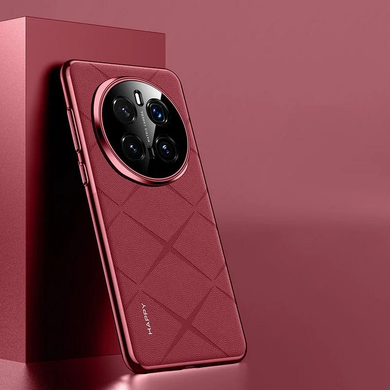 

Чехол для Honor Magic 7 Lite Покрытие Кожаные чехлы для Huawei Honor Magic7 Pro 6 pro Magic 6 RSR Ударопрочный Жесткий Бампер Shell for Magic 7 Lite винный