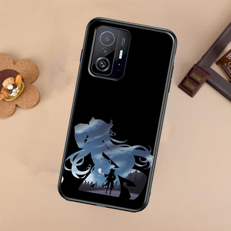 Hu Tao Genshin Impact Cartoon Case For Xiaomi POCO X7 X6 Pro X3 X5 M6 F3 F5 F6 Pro 11T 12T 13T 14T Pro 13 14 Ultra Cover