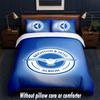Brighton & Hove Albion Football Design Bed Bedding Set 1 Duvet Cover + 2 Pillowcases Soft Breathable Household Bed Linens