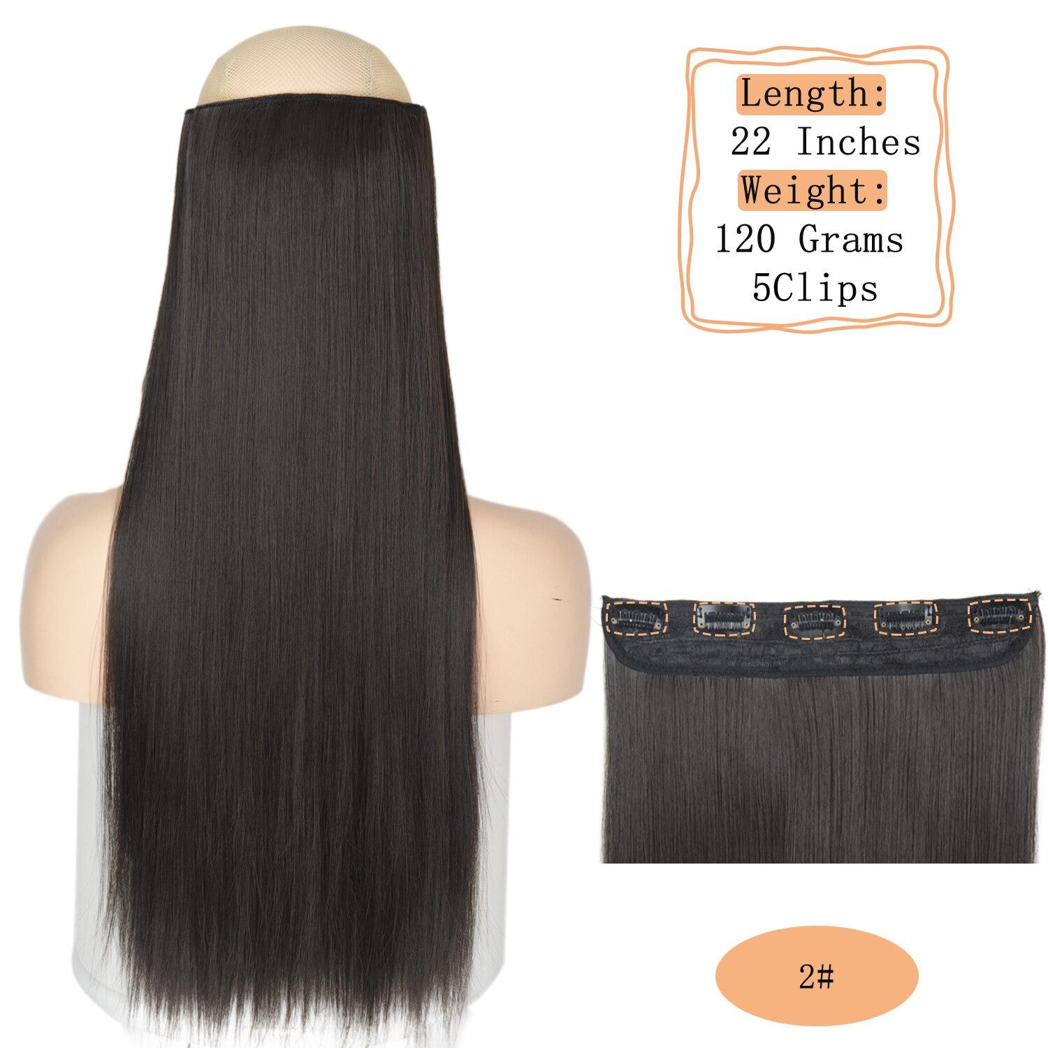 

Длинные прямые синтетические волосы MERISIHAIR, 5 зажимов, высокая температура, 22 дюйма, 120 г, шиньон из волокна для женщин