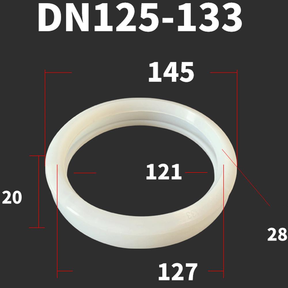 DN0.75-200 VMQ Slicone Rubber Sealing Seal Gasket Strip For Hough Section Coupling Clamp O-shaped groove