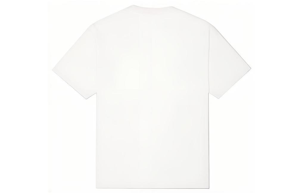 Converse T Shirts Men's White Crew Neck Moderate Straight Fit 10021515-A01