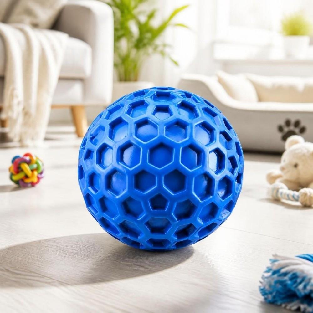 Rubber Dog Sound Ball Interactive Squeaky Dog Toy Easy To Clean Dog Chew Toy  Indoor Play
