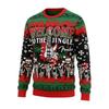 European-Size Parent-Child Jacquard Christmas Sweater Pullover for Autumn and Winter