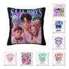 Kpop Demon Hunters Saja Boys Pillowcase Printed Polyester Cushion Cover Gift Pillow Case Cover Home Square 40X40Cm
