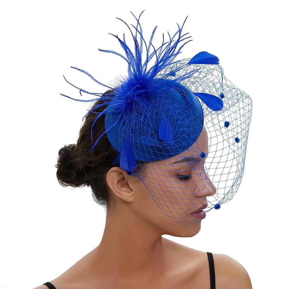 Fishnet Veil Felt Fascinator Hat Elegant Pillbox Hats New Wedding Veil Hat  Wedding Party