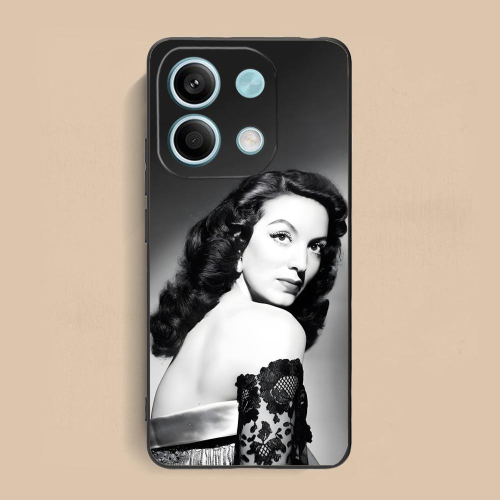 

Maria Felix Phone Case for Xiaomi Redmi Note 14 13 12 11 10 9 S A Pro Plus Lite 5G Black Cover Smartphone Pretty Redmi Note9