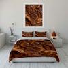 Swirled woodgrain pattern. Bedding sets Duvet cover sets Duvet covers Pillowcases(1 * Duvet Cover 2 * Pillowcases, without duvet insert)