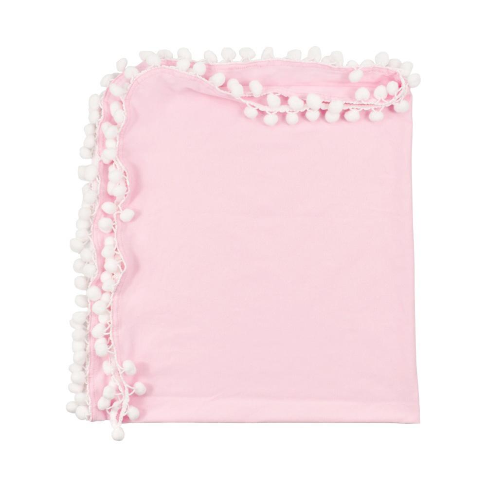 Newborns Photography Props Soft Blanket Velvet Ball Edge Swaddle Rug