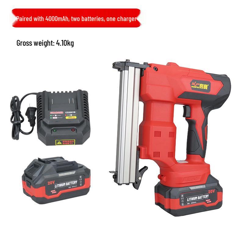 Gaobao Rechargeable Brushless Lithium Battery 1022J Brad Nailer - Electric Nail Gun for Woodworking and Furniture