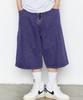 Bieseulaebis Carpenter Loose Fit Denim Shorts Purple