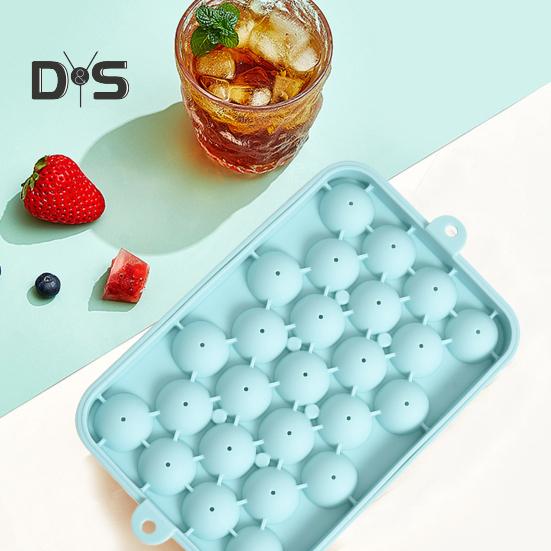 Große Kapazität, leicht zu lösendes Silikon-Eisgitter, Gelee-Joghurt-Eiskugelform, Kühlschrank-Eisbox, lebensmittelechter Eisbehälter