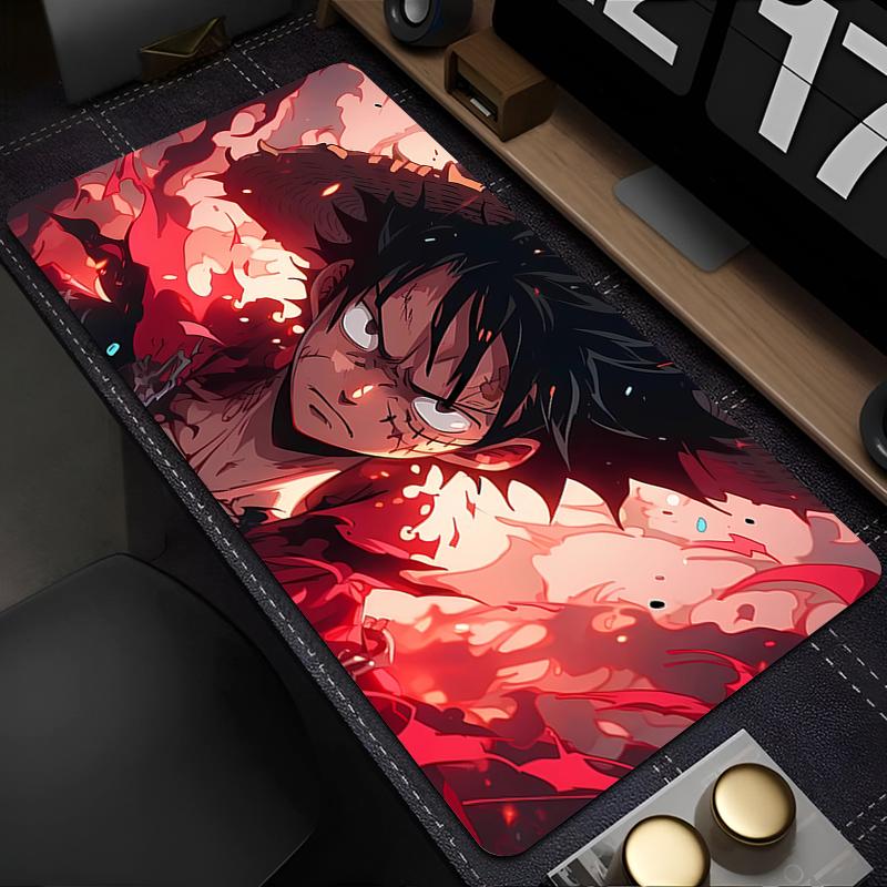 Mouse Pad  One Piece Luffy Gaming Accessories Computer Keyboard Gamer Designed Specifically for Esports Cabinet Mousepad