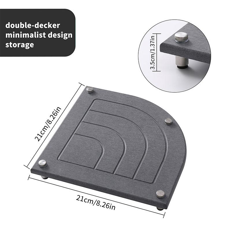 Diatomite Instant Drying Tray for Bathroom Kitchen Counter Drying Rack Sink Organizer Faucet Drying Mat Sponge Soap Holder Trays