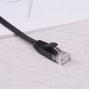 Černý kabel RJ45 ethernet 10 palců 25 cm síťový patchcord cat internet cat6 drát